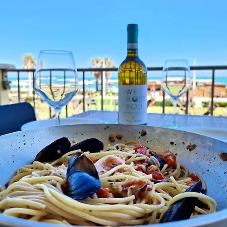 Sea Front 6 Seats Wi-fi Ac Park Daire Porto SantʼElpidio